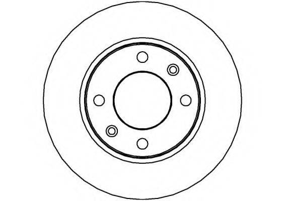 NATIONAL NBD500 гальмівний диск