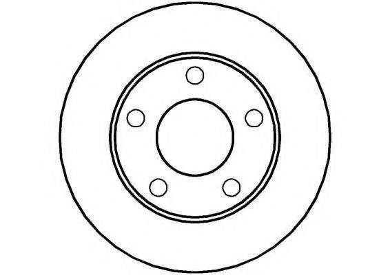 NATIONAL NBD503 гальмівний диск