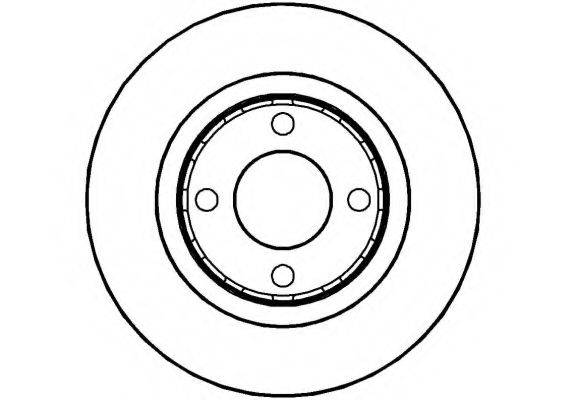 NATIONAL NBD504 гальмівний диск
