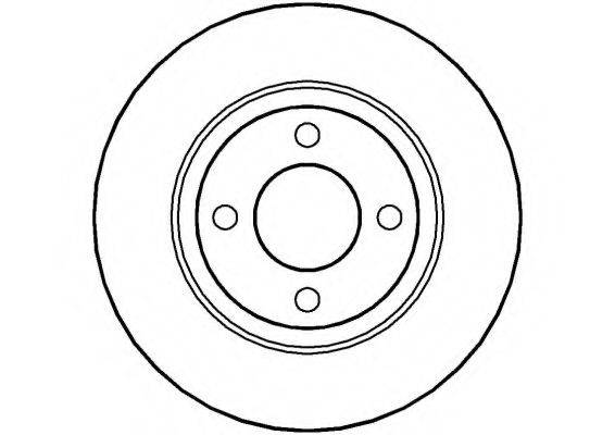 NATIONAL NBD505 гальмівний диск
