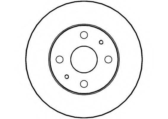 NATIONAL NBD509 гальмівний диск