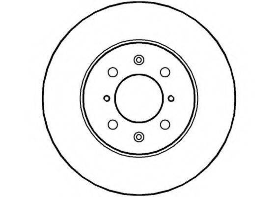 NATIONAL NBD510 гальмівний диск