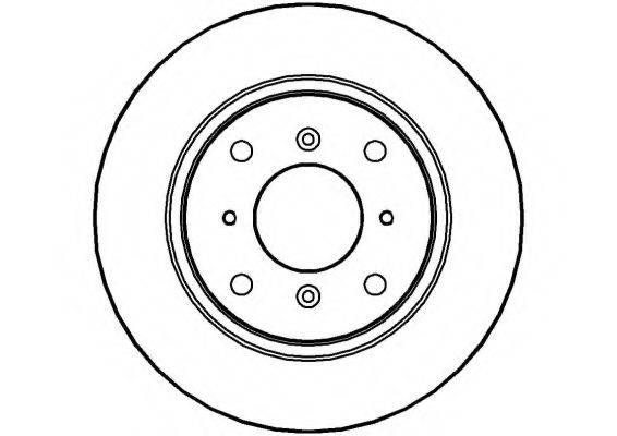 NATIONAL NBD514 гальмівний диск