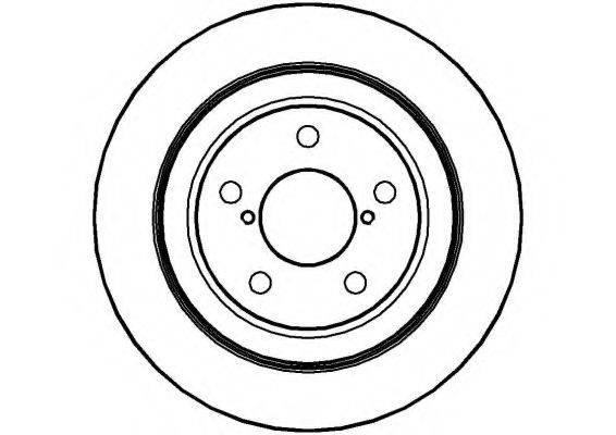 NATIONAL NBD540 гальмівний диск