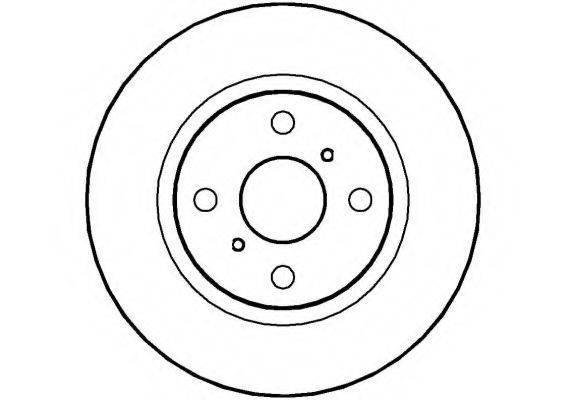 NATIONAL NBD555 гальмівний диск