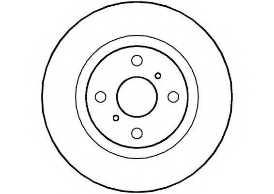 NATIONAL NBD556 гальмівний диск