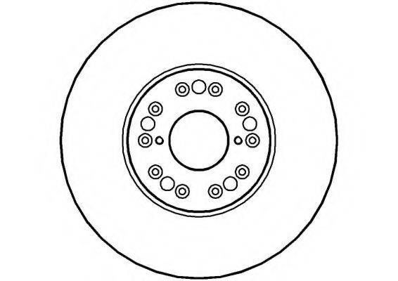 NATIONAL NBD563 гальмівний диск