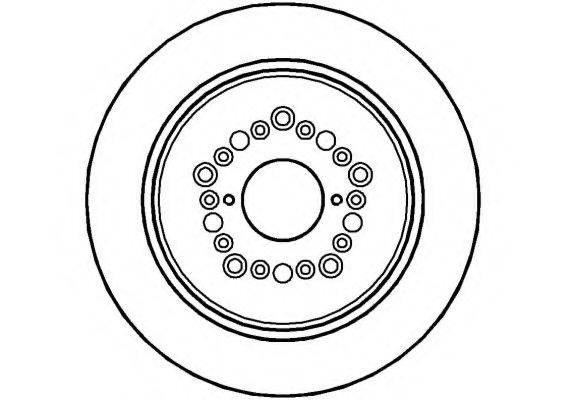 NATIONAL NBD564 гальмівний диск