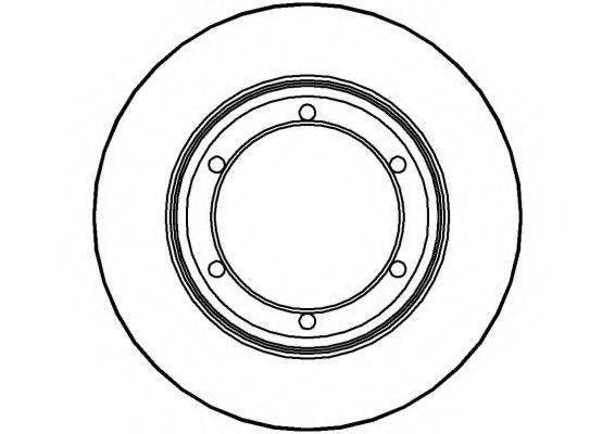 NATIONAL NBD579 гальмівний диск