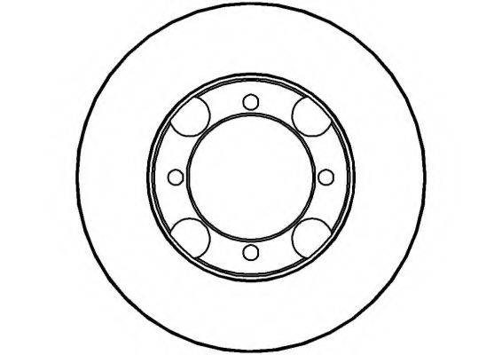 NATIONAL NBD589 гальмівний диск