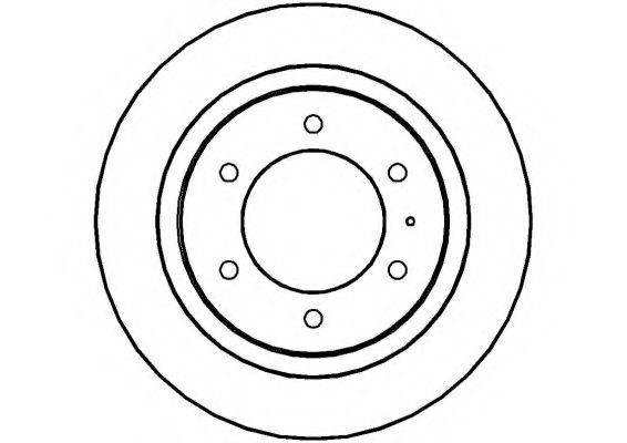 NATIONAL NBD594 гальмівний диск