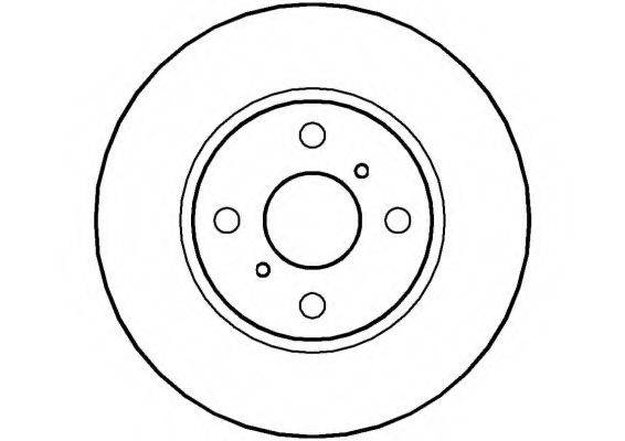 NATIONAL NBD609 гальмівний диск