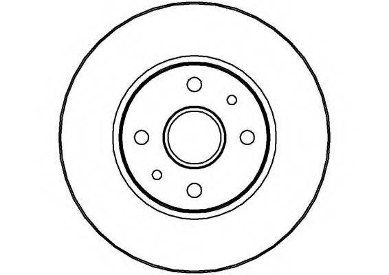 NATIONAL NBD624 гальмівний диск