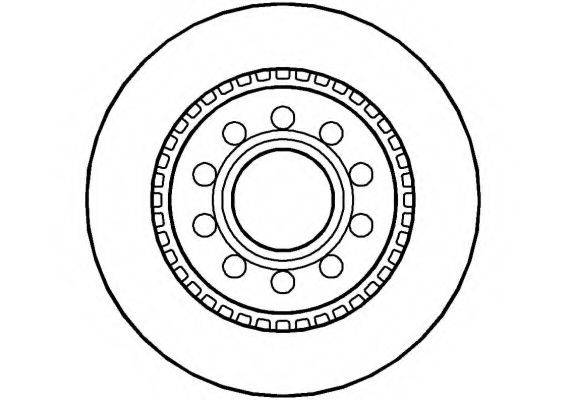 NATIONAL NBD628 гальмівний диск