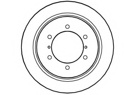 NATIONAL NBD635 гальмівний диск