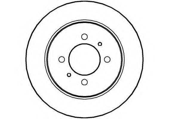NATIONAL NBD638 гальмівний диск