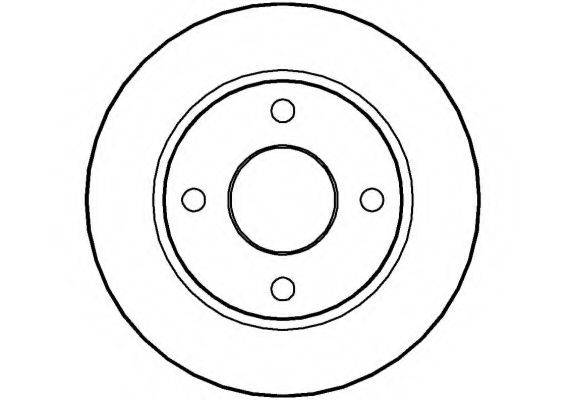 NATIONAL NBD689 гальмівний диск