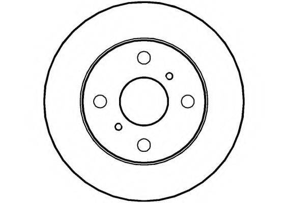 NATIONAL NBD697 гальмівний диск