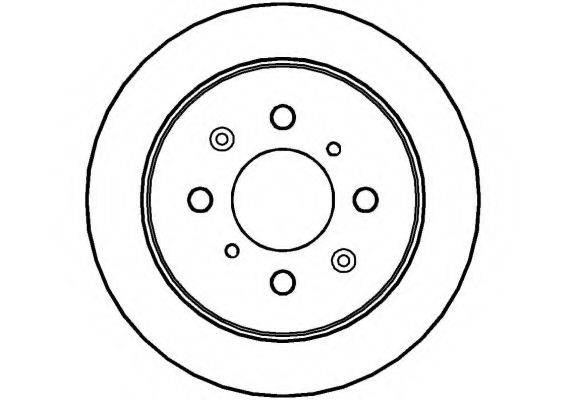 NATIONAL NBD704 гальмівний диск