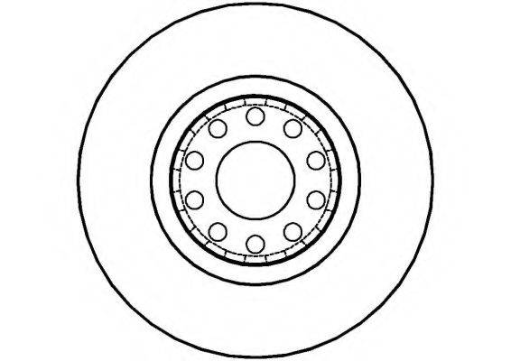 NATIONAL NBD713 гальмівний диск