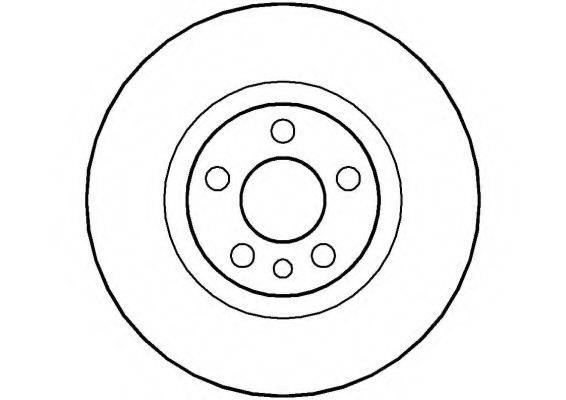 NATIONAL NBD743 гальмівний диск