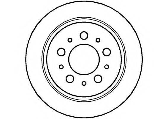 NATIONAL NBD767 гальмівний диск