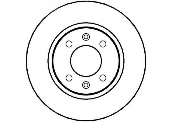 NATIONAL NBD798 гальмівний диск