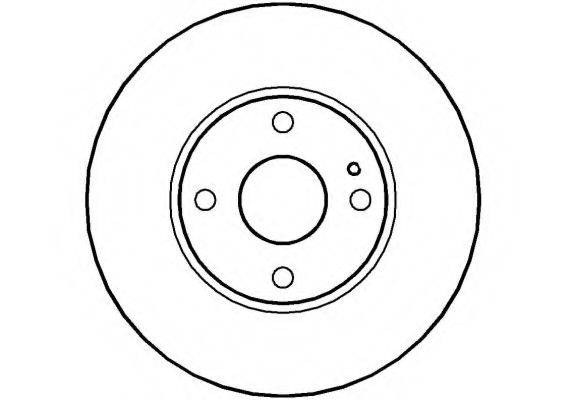 NATIONAL NBD821 гальмівний диск