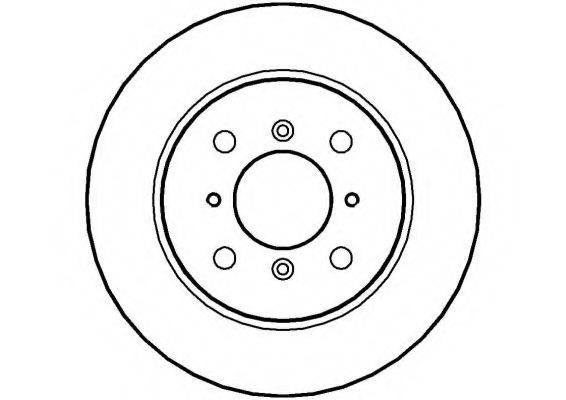 NATIONAL NBD825 гальмівний диск