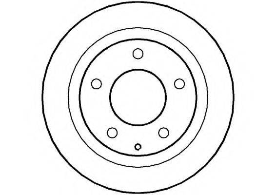 NATIONAL NBD844 гальмівний диск