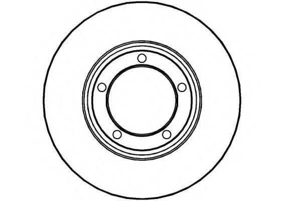 NATIONAL NBD847 гальмівний диск