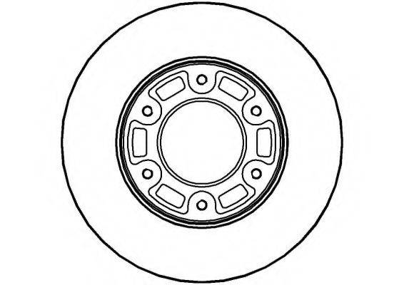NATIONAL NBD849 гальмівний диск