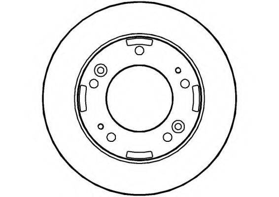 NATIONAL NBD853 гальмівний диск