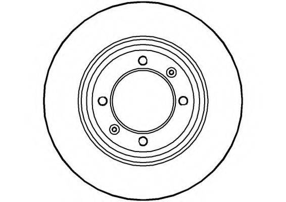 NATIONAL NBD855 гальмівний диск
