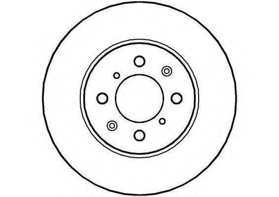 NATIONAL NBD867 гальмівний диск