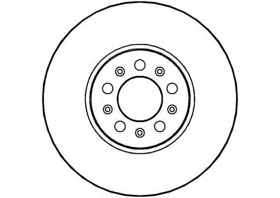 NATIONAL NBD875 гальмівний диск
