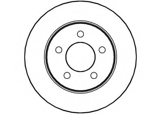 NATIONAL NBD883 гальмівний диск