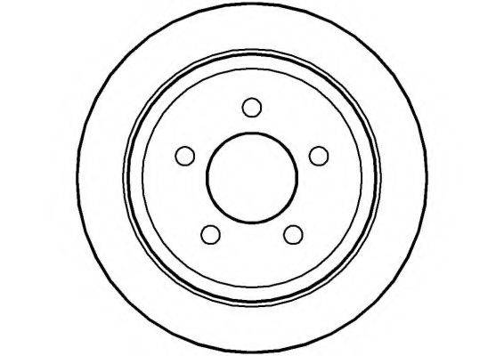NATIONAL NBD884 гальмівний диск