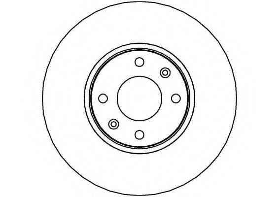 NATIONAL NBD887 гальмівний диск