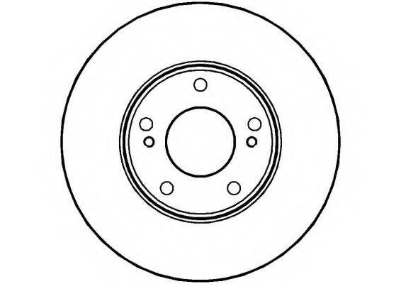 NATIONAL NBD893 гальмівний диск