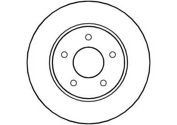 NATIONAL NBD894 гальмівний диск
