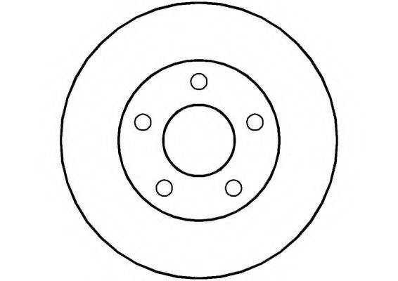 NATIONAL NBD895 гальмівний диск