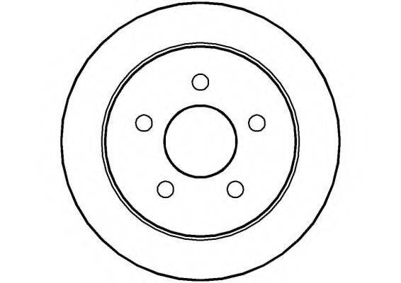 NATIONAL NBD896 гальмівний диск