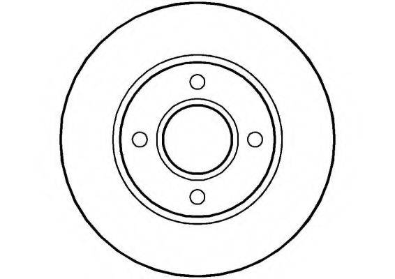 NATIONAL NBD950 гальмівний диск