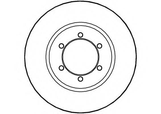 NATIONAL NBD956 гальмівний диск