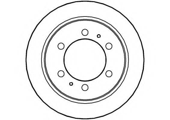 NATIONAL NBD957 гальмівний диск
