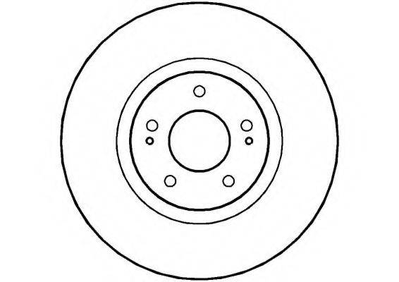 NATIONAL NBD979 гальмівний диск