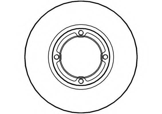 NATIONAL NBD981 гальмівний диск