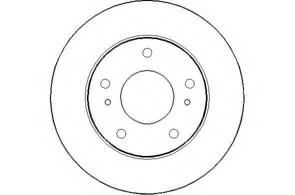 NATIONAL NBD1501 гальмівний диск