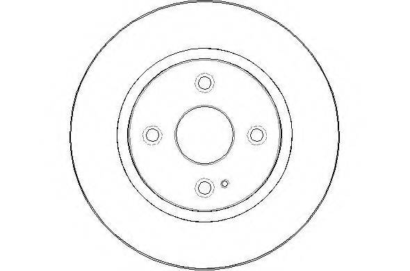NATIONAL NBD1509 гальмівний диск